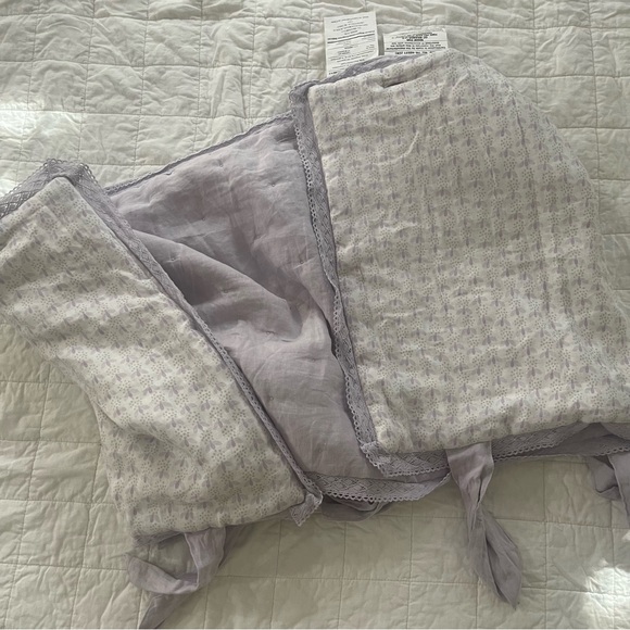 just born Other - Just born purple front top rail crib cover